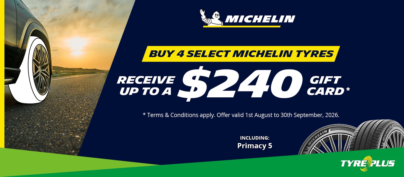 Michelin $240 Gift Card Special — Tuff Tyres FNQ